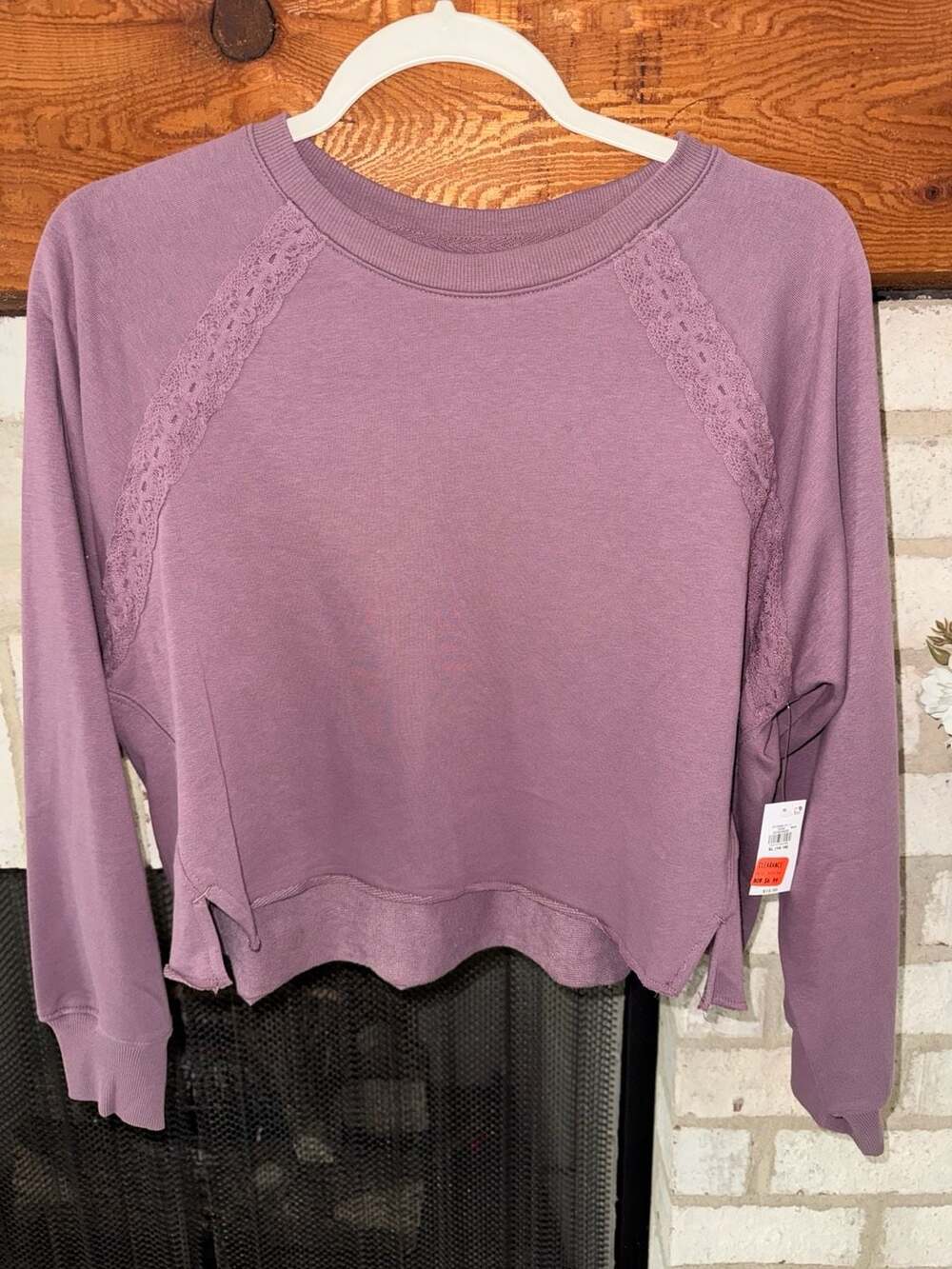 Old Navy Girls purple Copped Size XL 14-16